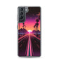 Samsung Case - Synthwave Mountain Sunset Highway