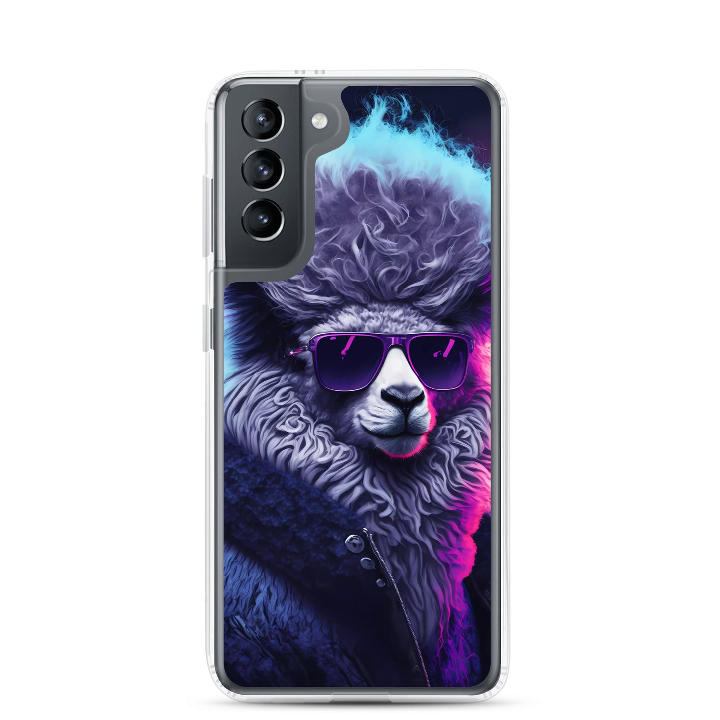 Samsung Case - Synthwave Punk Llama