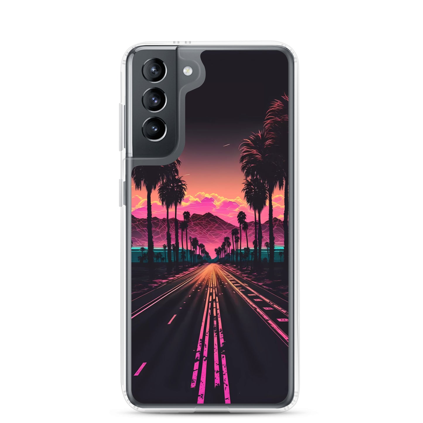 Samsung Case - Synthwave Highway