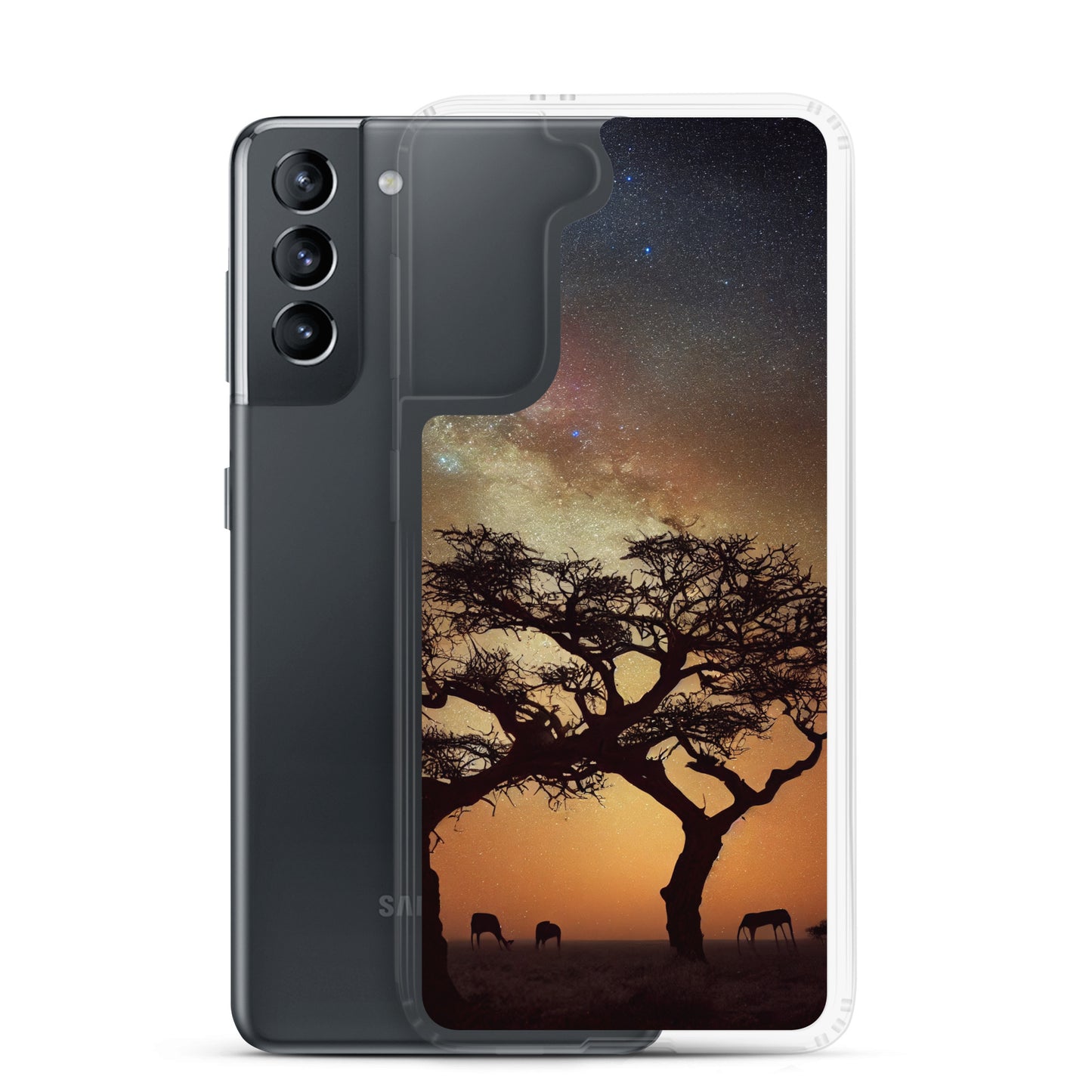 Samsung Case - African Vista - Acacia Tree Under the Milky Way