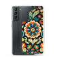 Samsung Case - Bright Floral Pattern