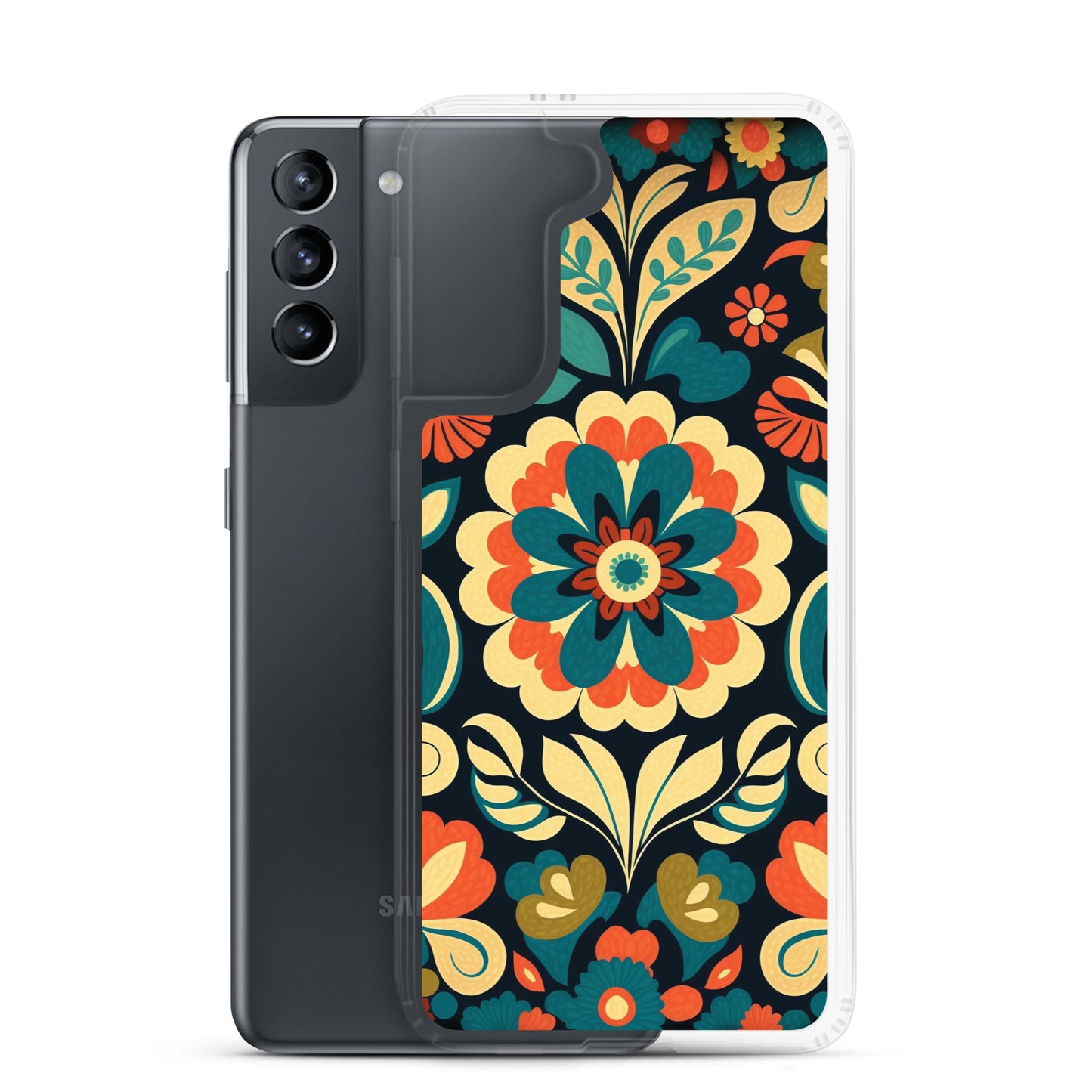 Samsung Case - Bright Floral Pattern