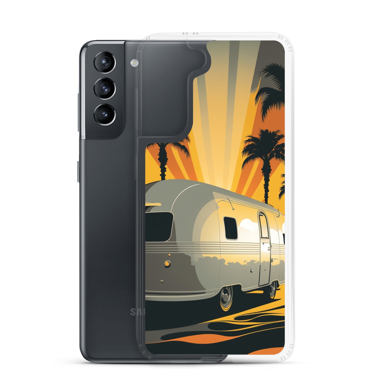 Samsung Case - Sunset Rays and Camper