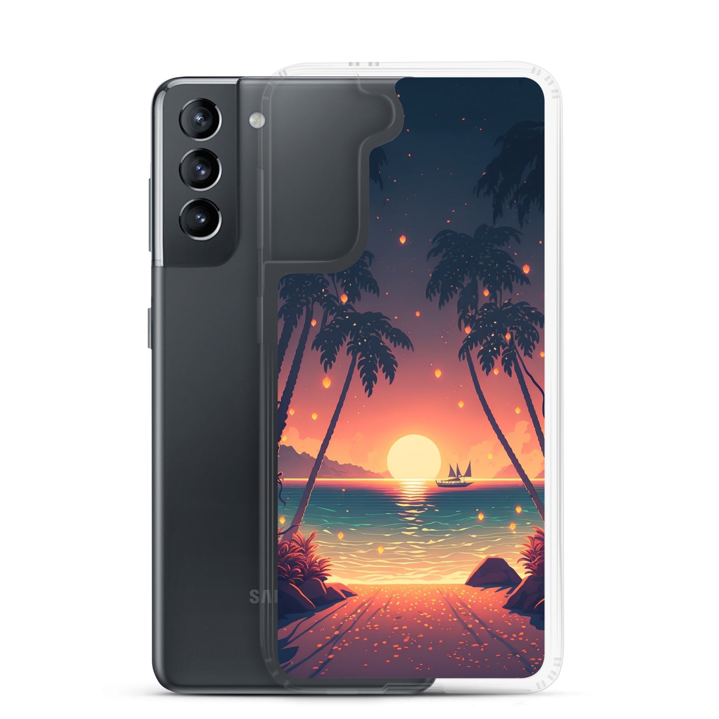 Samsung Case - Dancing Lights at Sunset