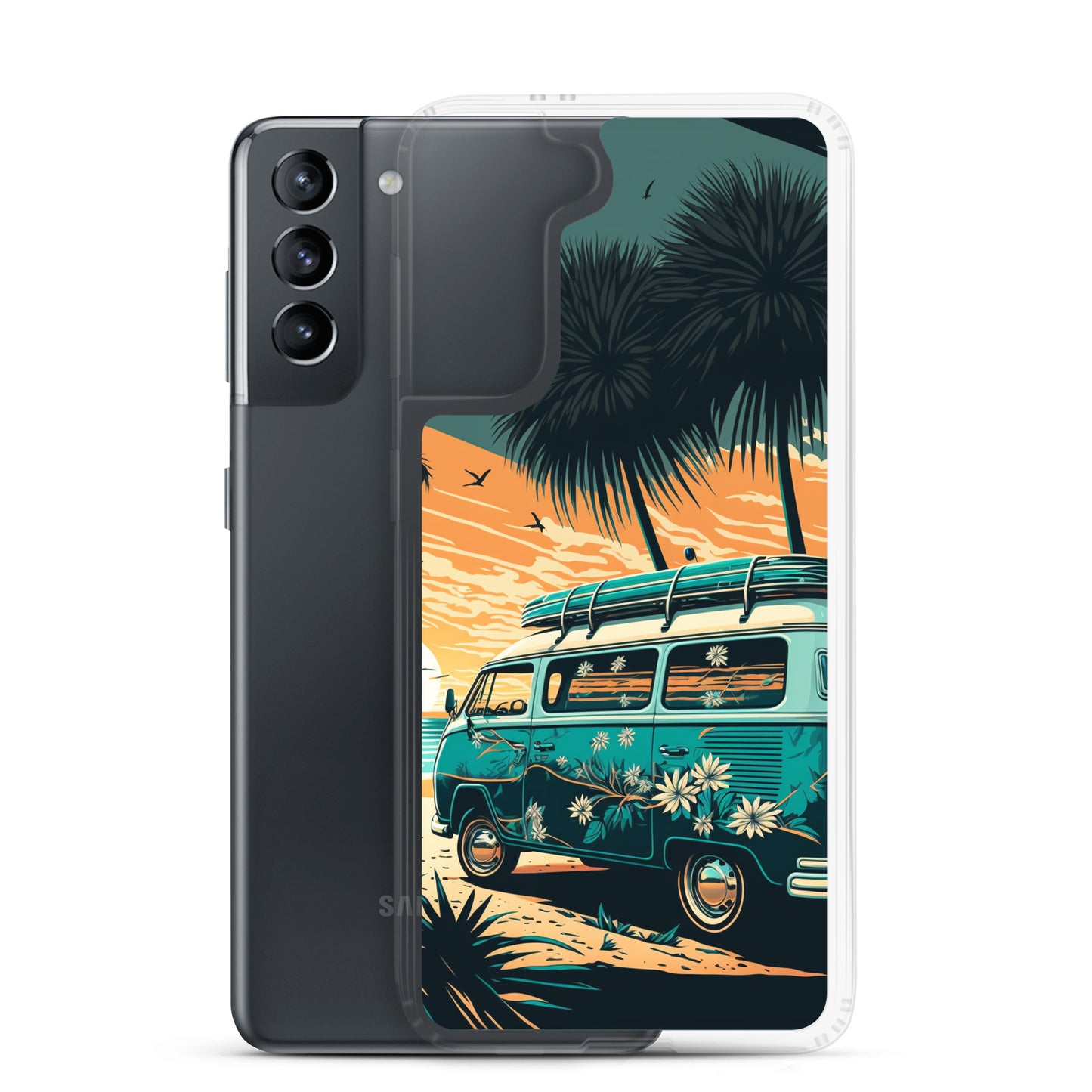 Samsung Case - Flower Surf Camper