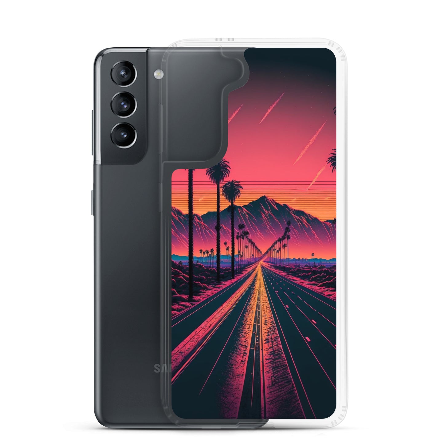 Samsung Case - Synthwave Desert Highway