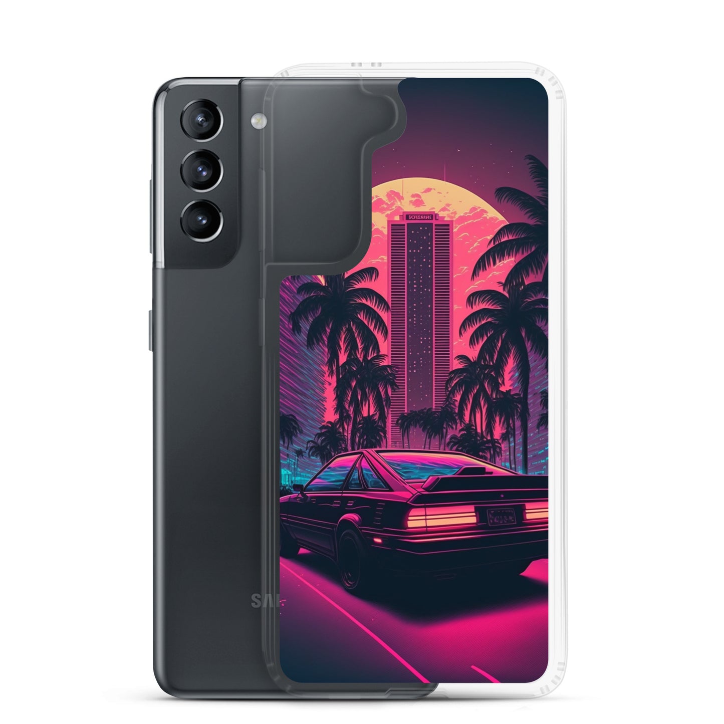Samsung Case - Synthwave Miami Night