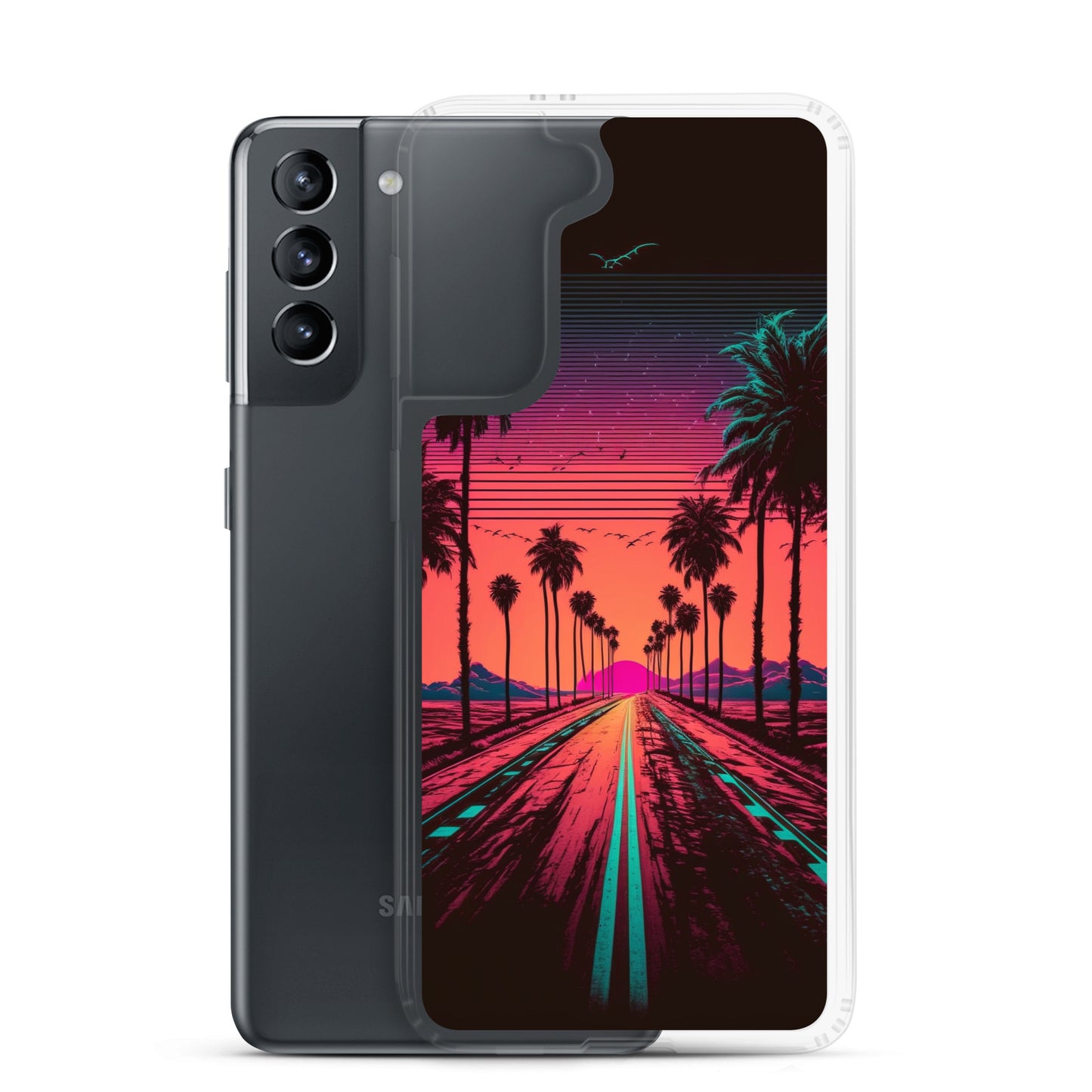 Samsung Case - Synthwave Open Road
