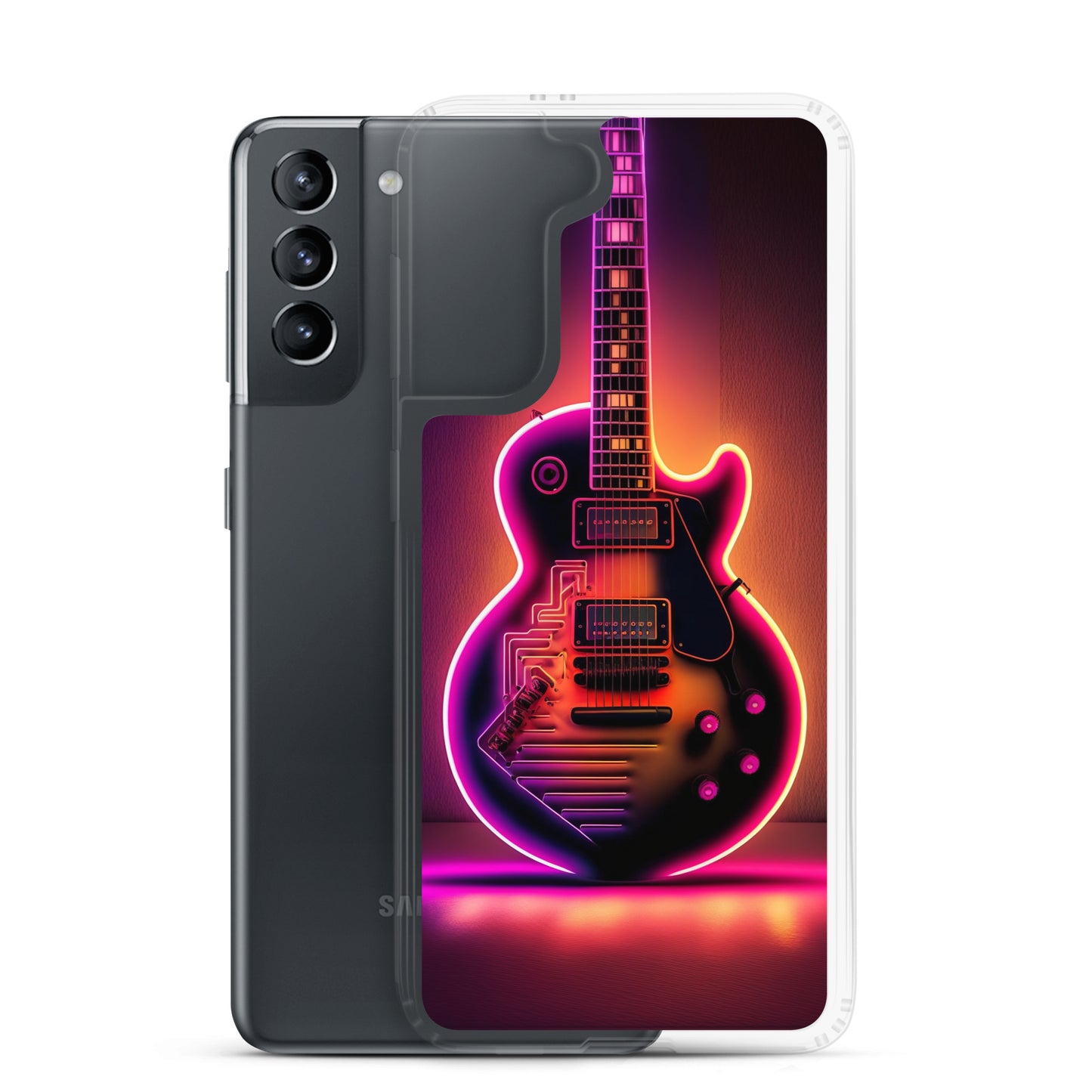 Samsung Case - Synthwave Electric Guitar