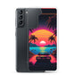 Samsung Case - Synthwave Ocean Sunset