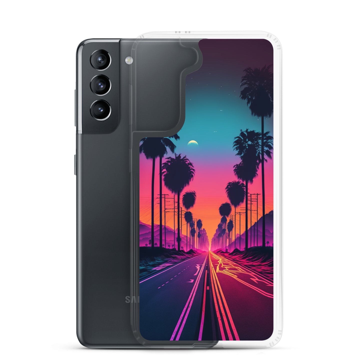 Samsung Case - Synthwave Highway West
