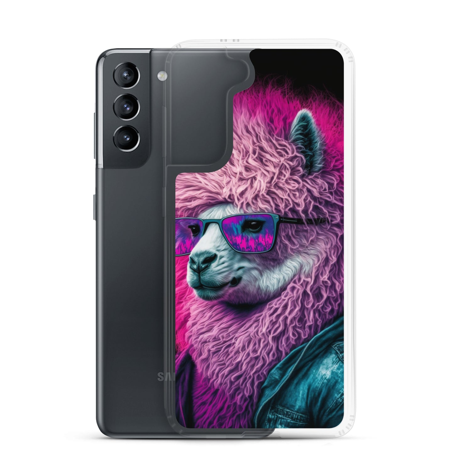 Samsung Case - Synthwave Smooth Llama
