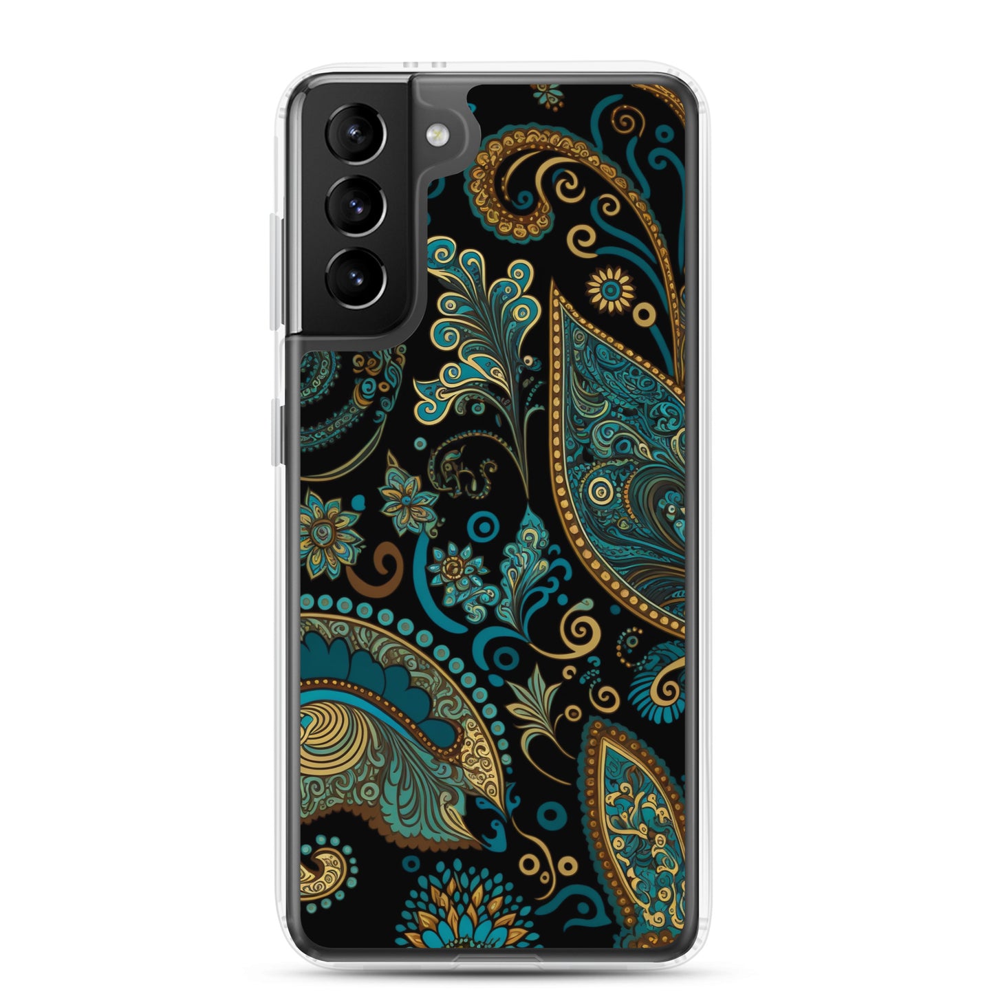 Samsung Case - Turquoise Paisley