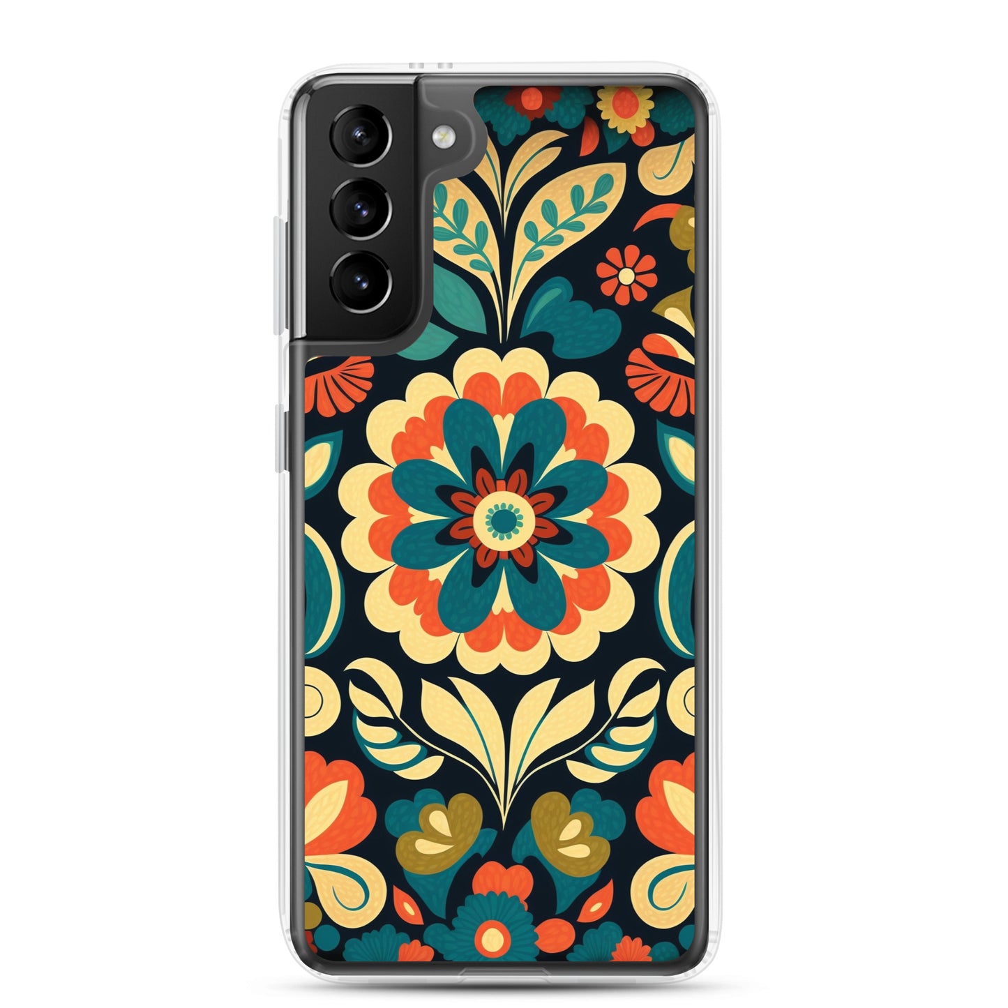 Samsung Case - Bright Floral Pattern
