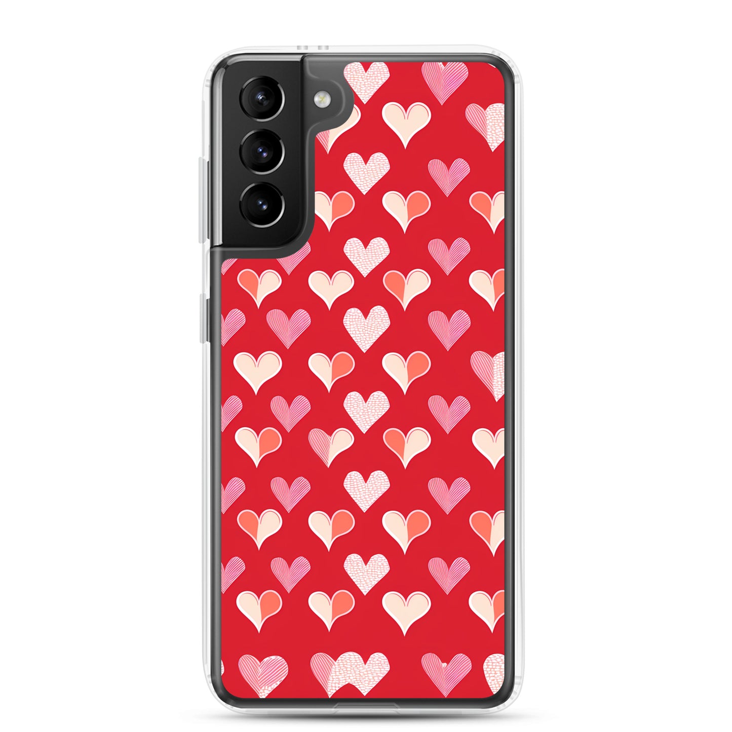 Samsung Case - Red and Pink Hearts