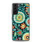 Samsung Case - Turquoise Floral