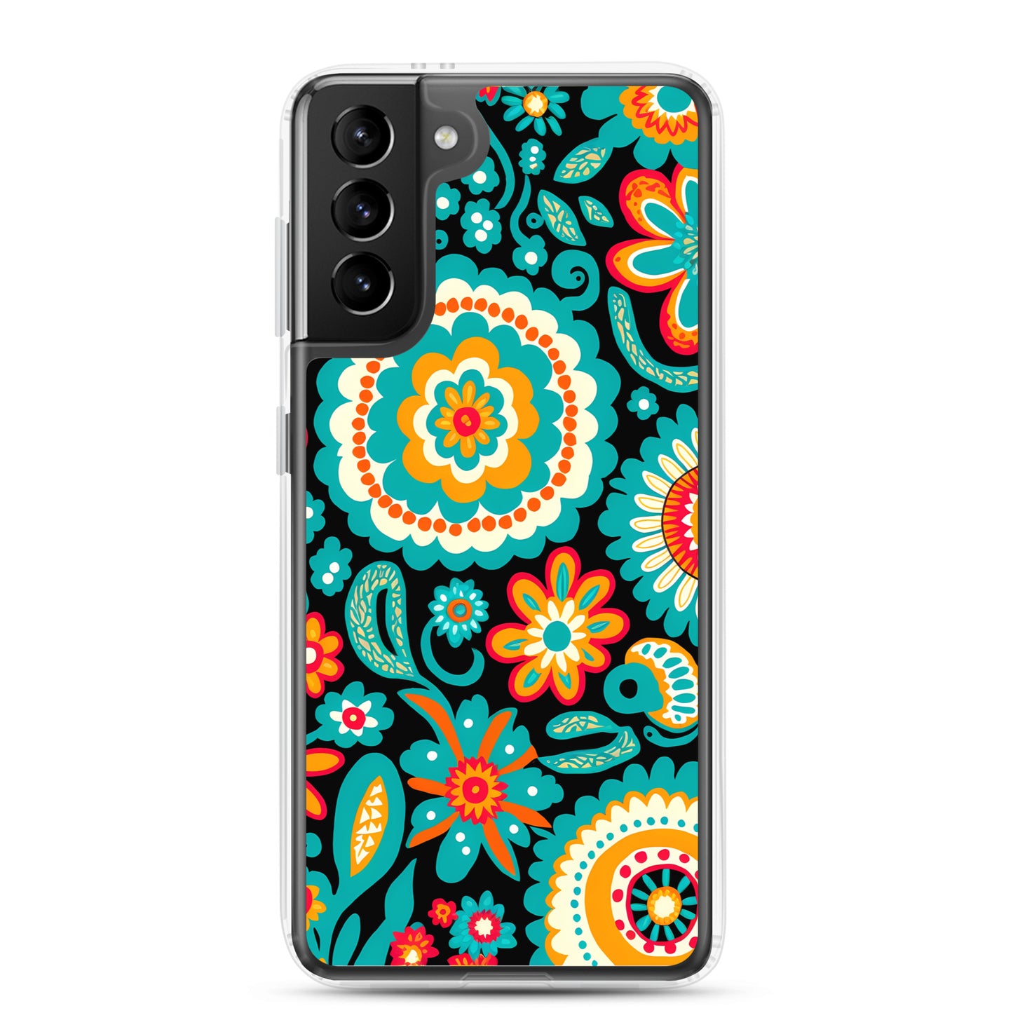 Samsung Case - Turquoise Floral