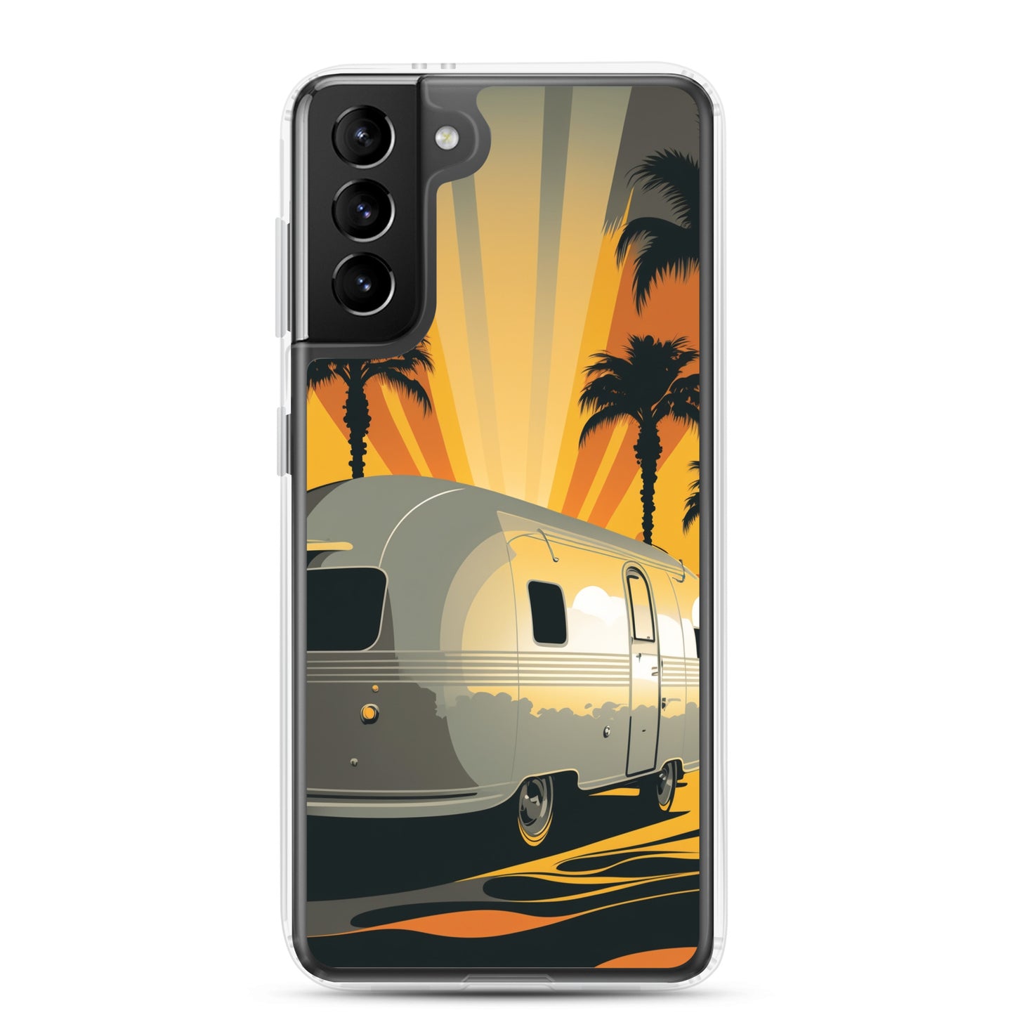 Samsung Case - Sunset Rays and Camper