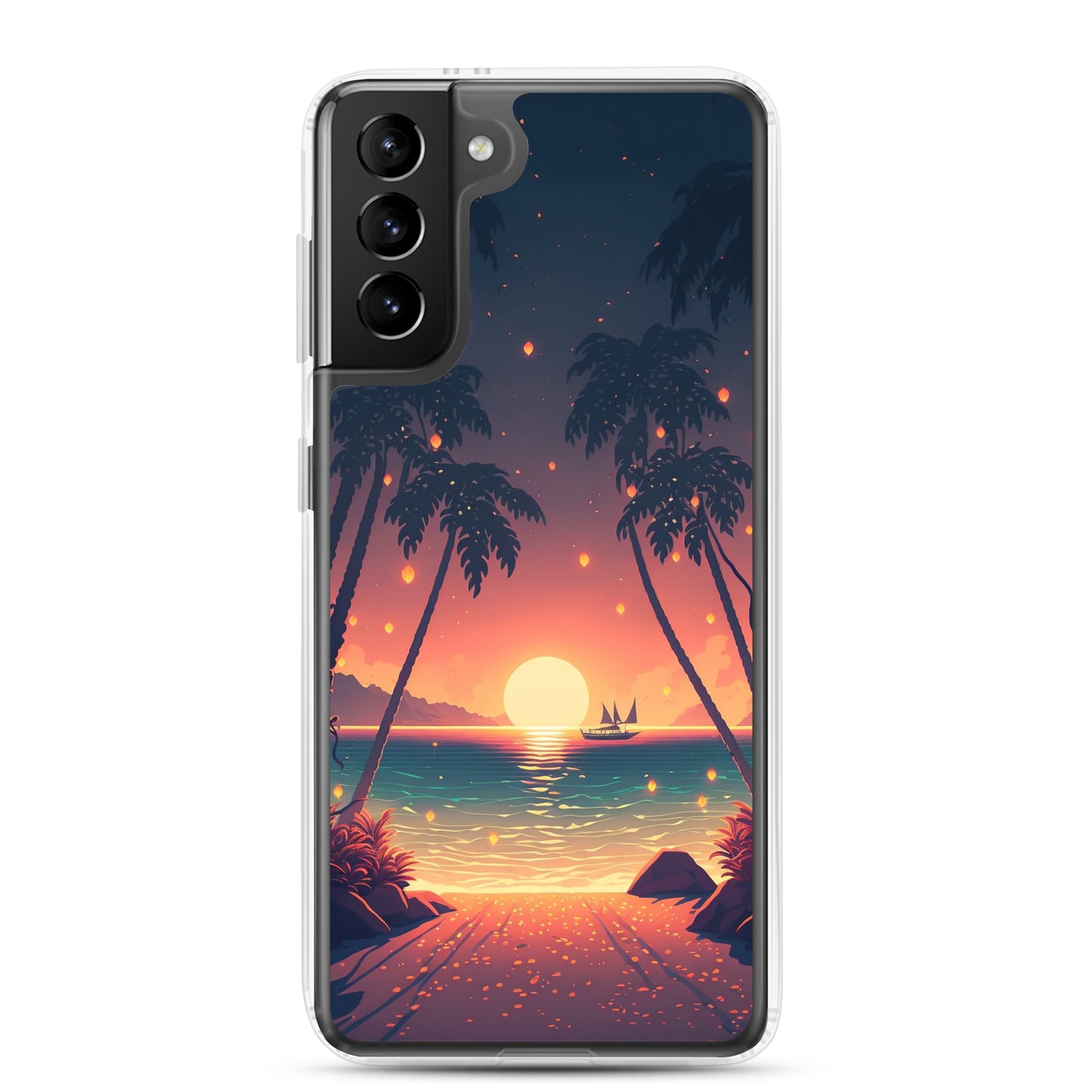 Samsung Case - Dancing Lights at Sunset