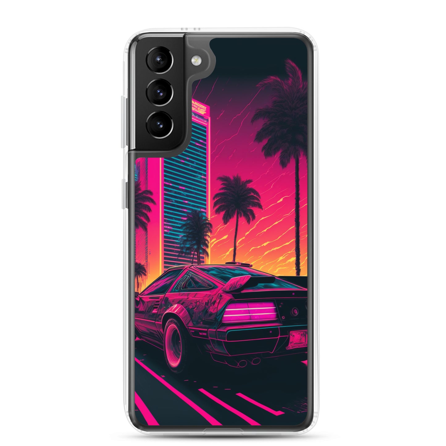 Samsung Case - Synthwave City Streets