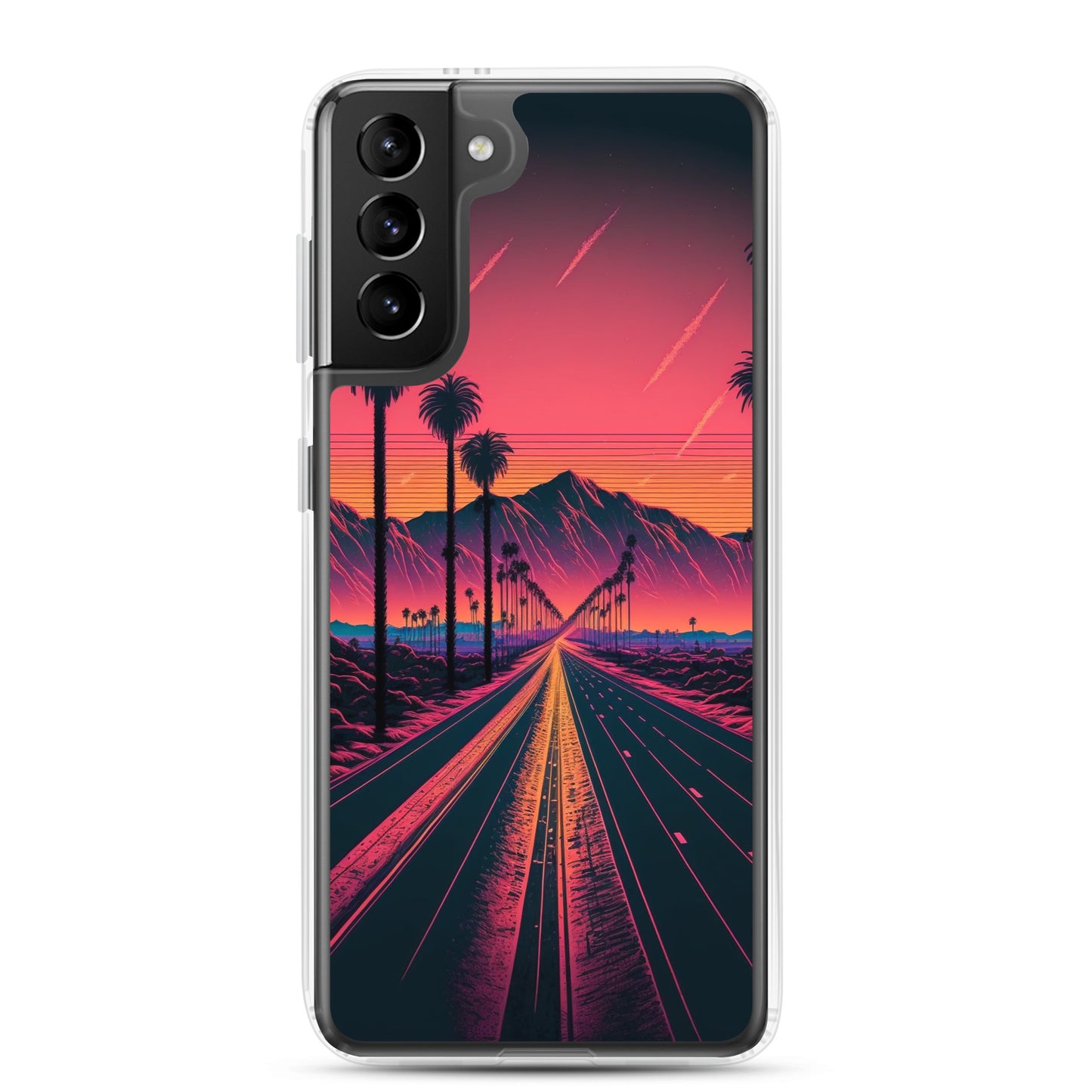 Samsung Case - Synthwave Desert Highway