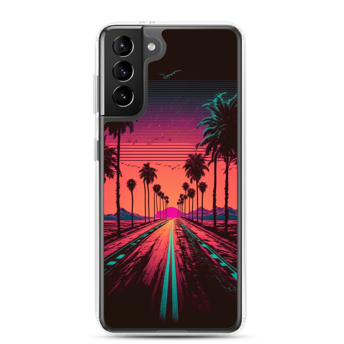 Samsung Case - Synthwave Open Road