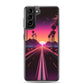 Samsung Case - Synthwave Mountain Sunset Highway