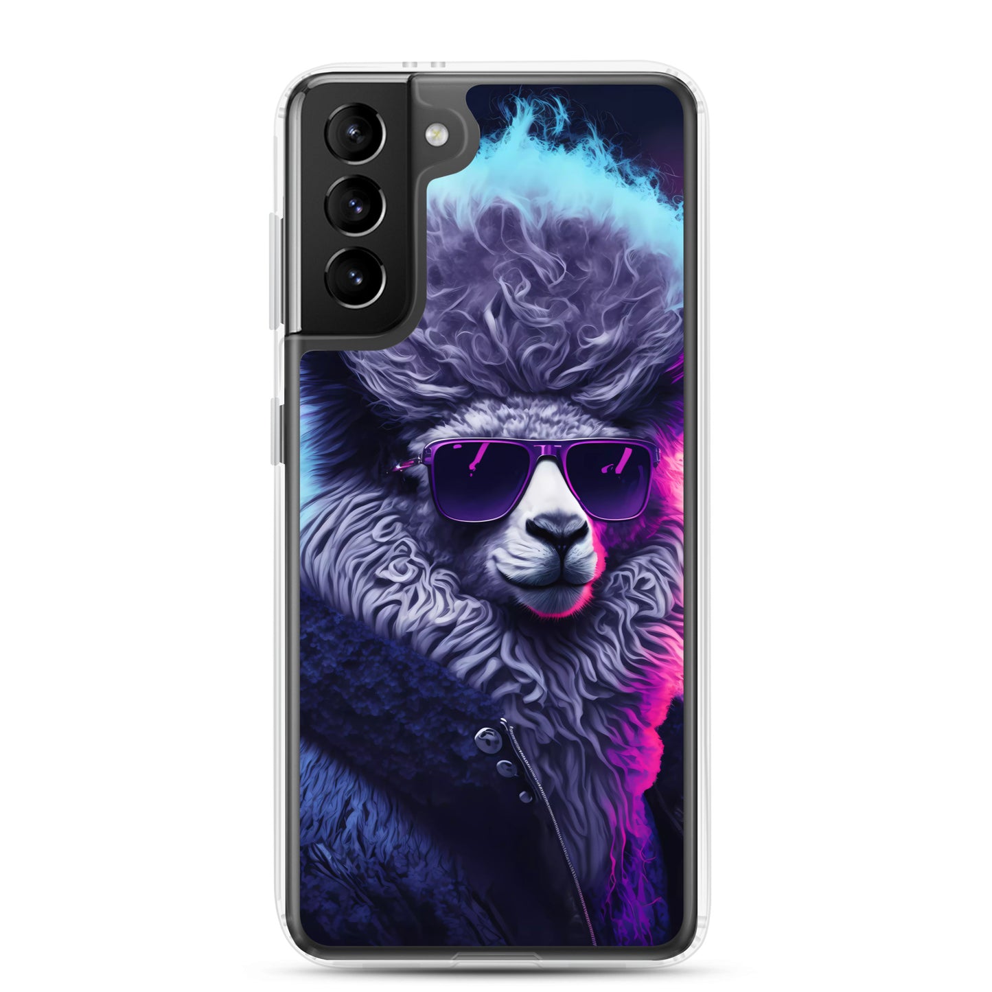 Samsung Case - Synthwave Punk Llama