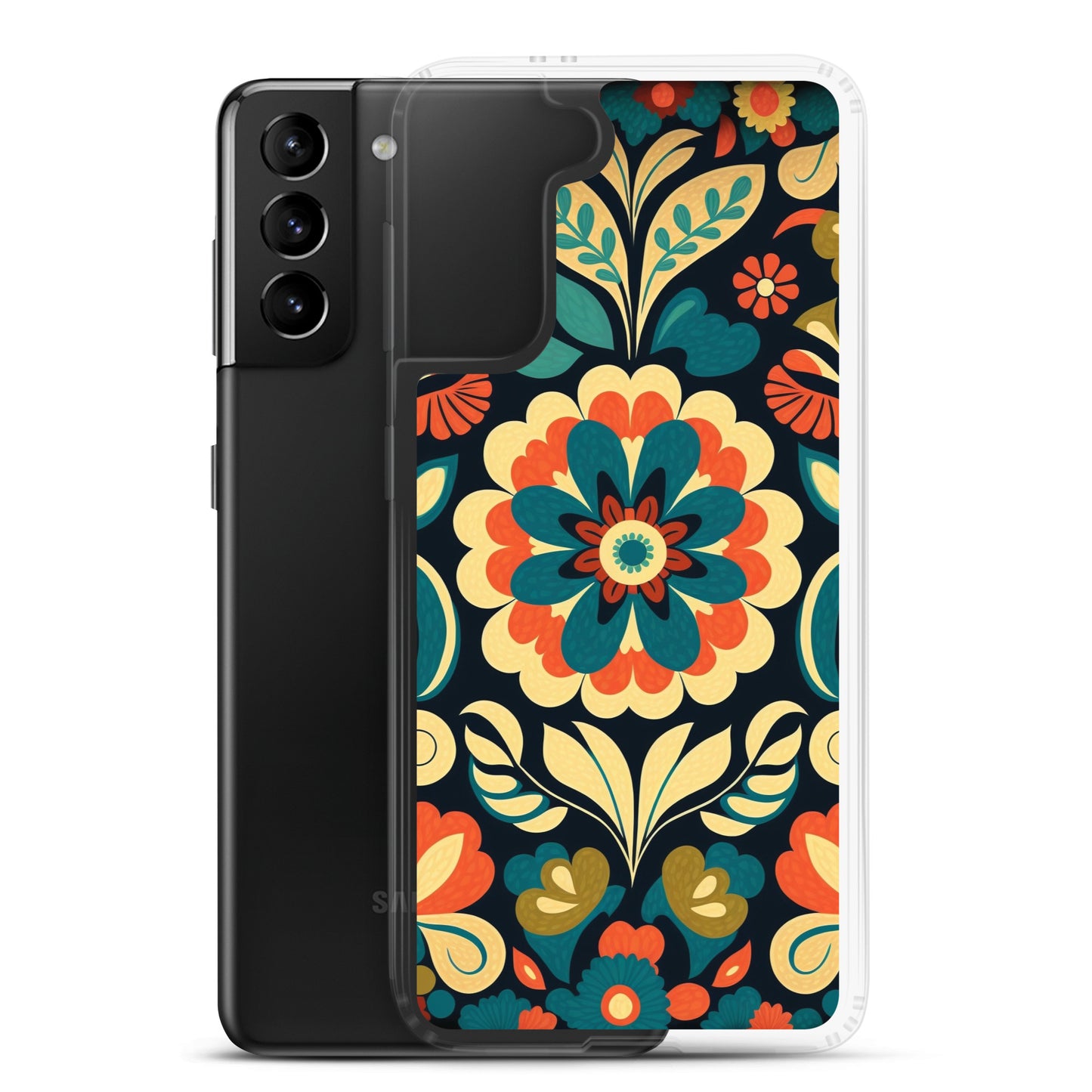 Samsung Case - Bright Floral Pattern