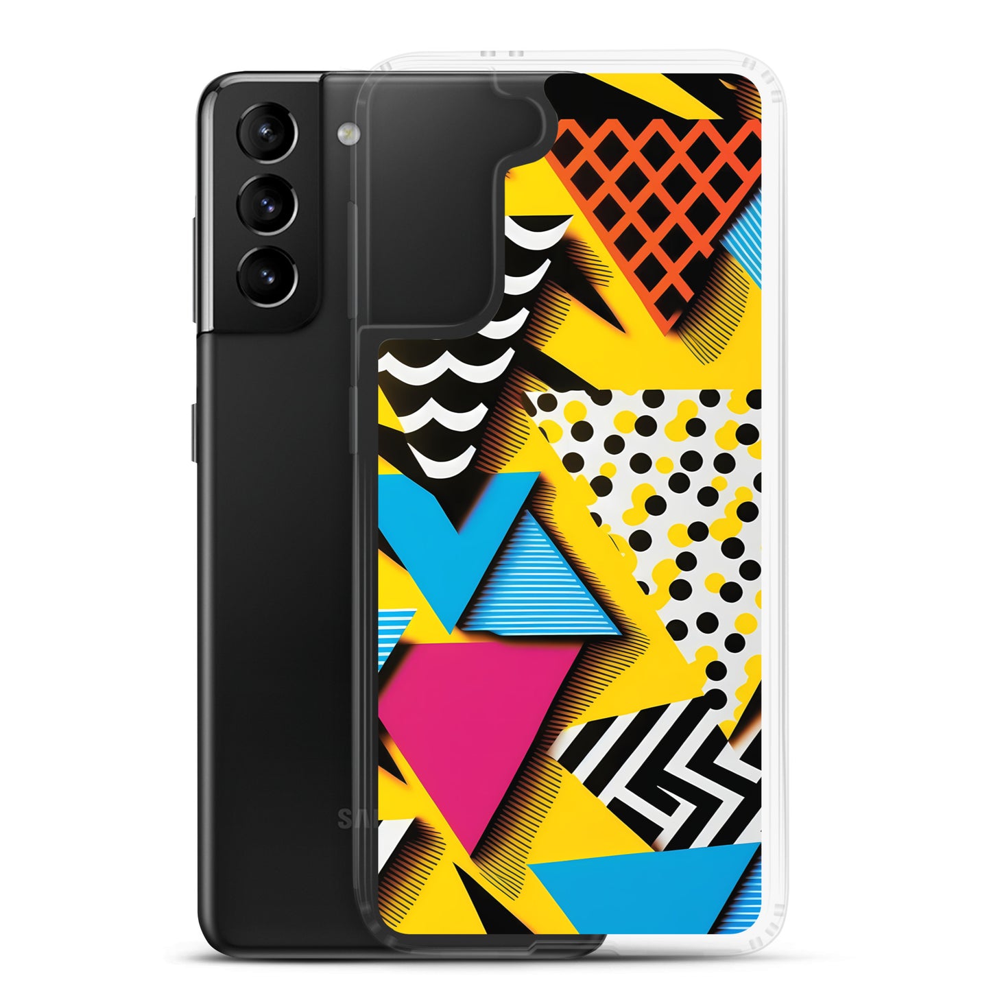 Samsung Case - Bright 80s Pattern