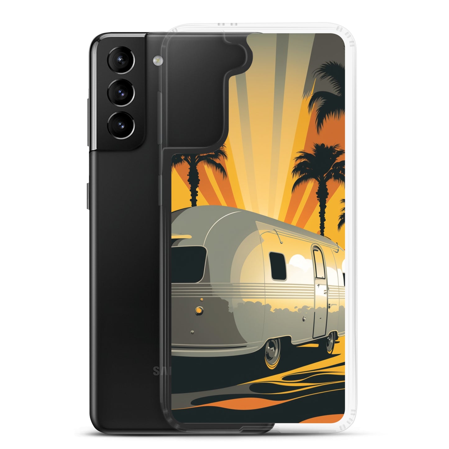 Samsung Case - Sunset Rays and Camper