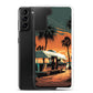 Samsung Case - Silver Beach Camper