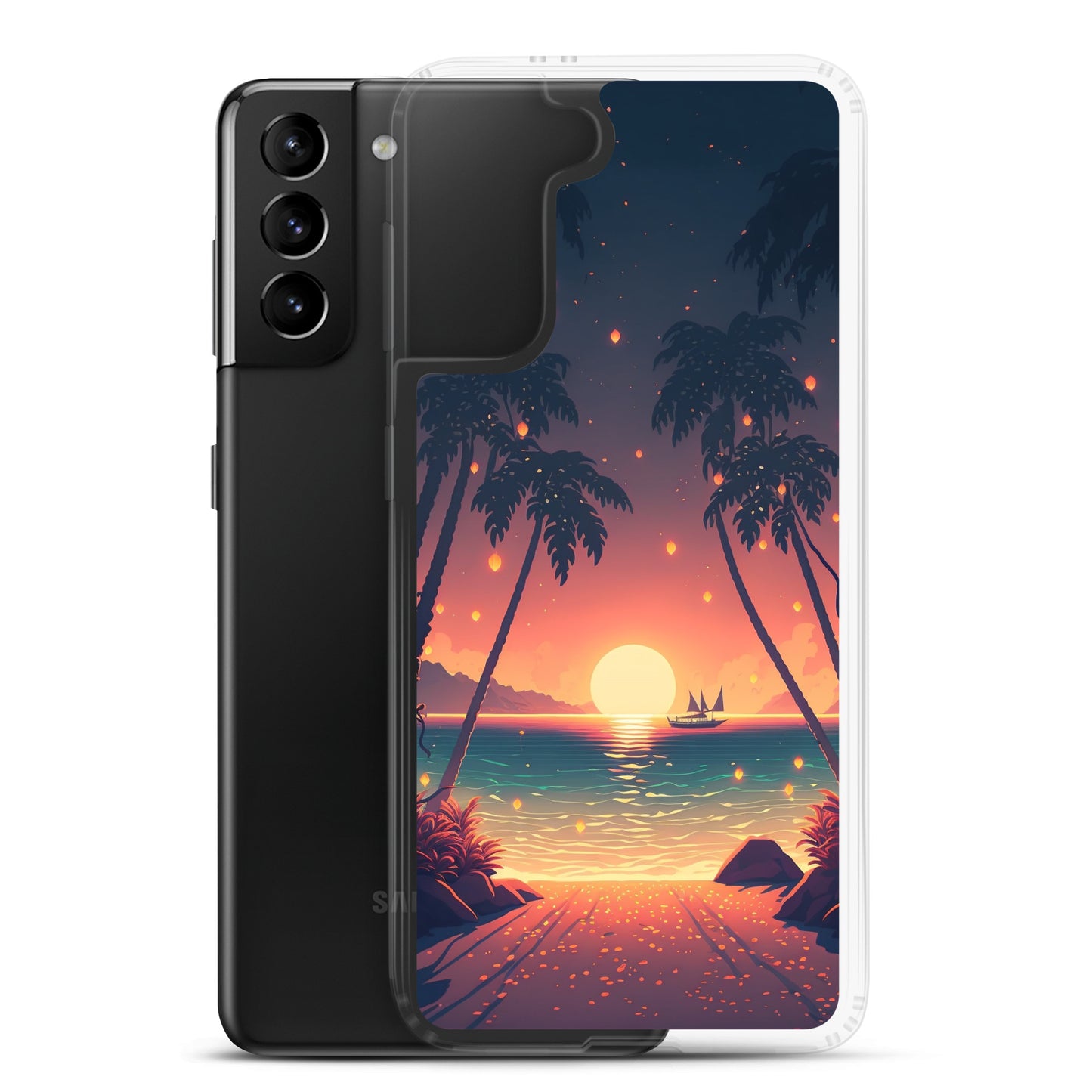 Samsung Case - Dancing Lights at Sunset