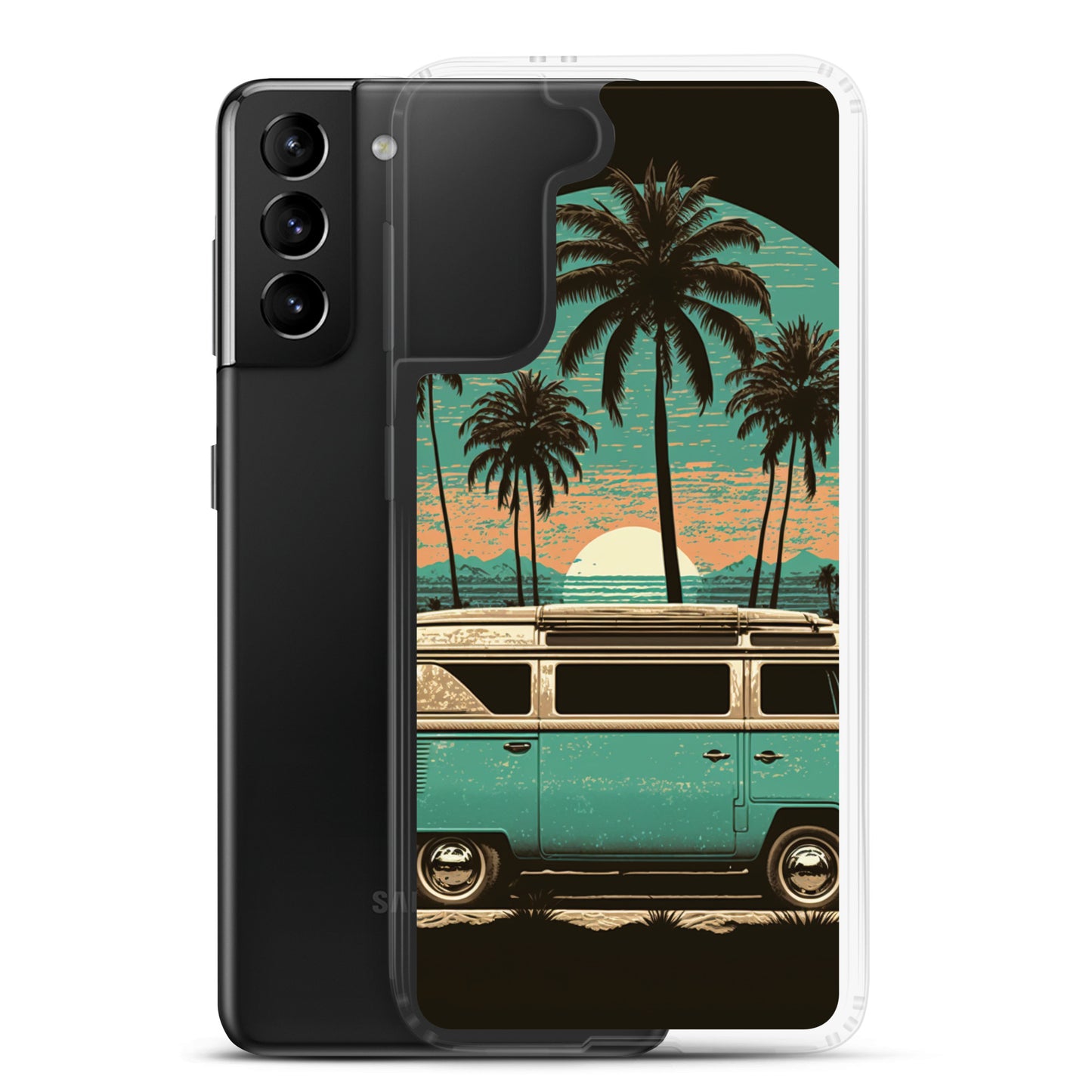 Samsung Case - Teal Beach Camper