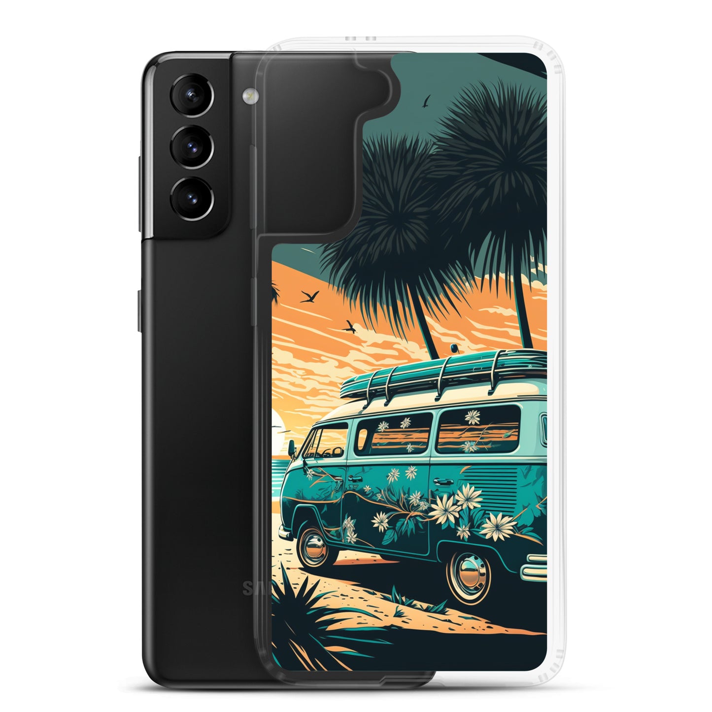 Samsung Case - Flower Surf Camper