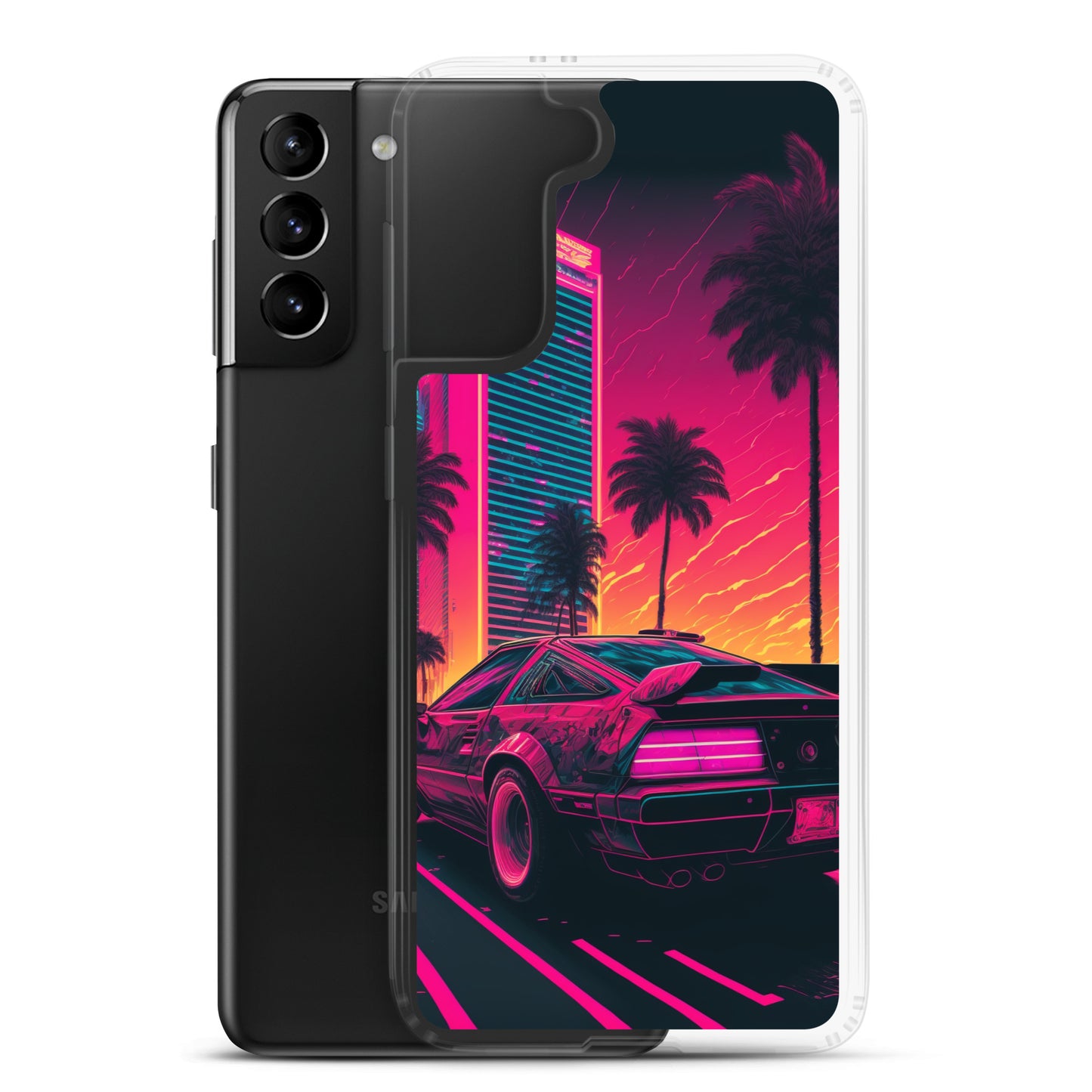 Samsung Case - Synthwave City Streets