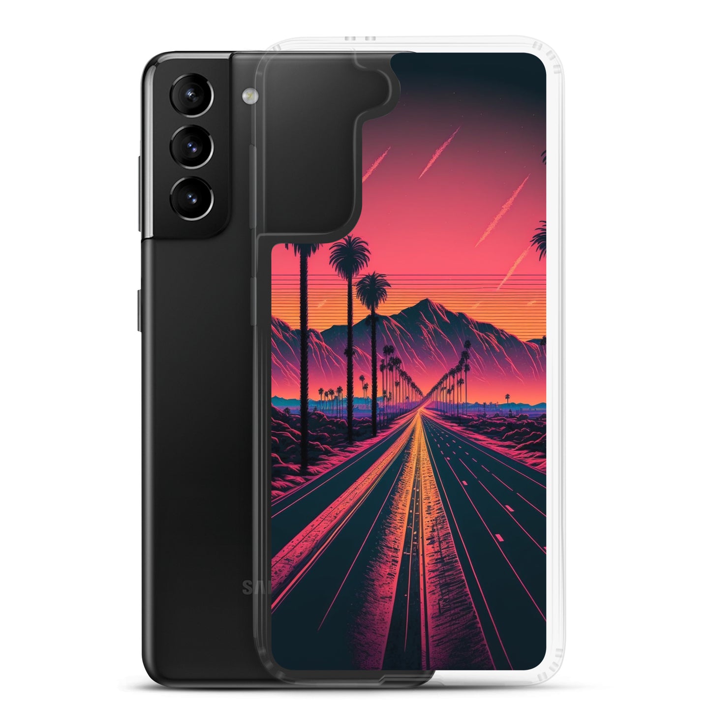 Samsung Case - Synthwave Desert Highway