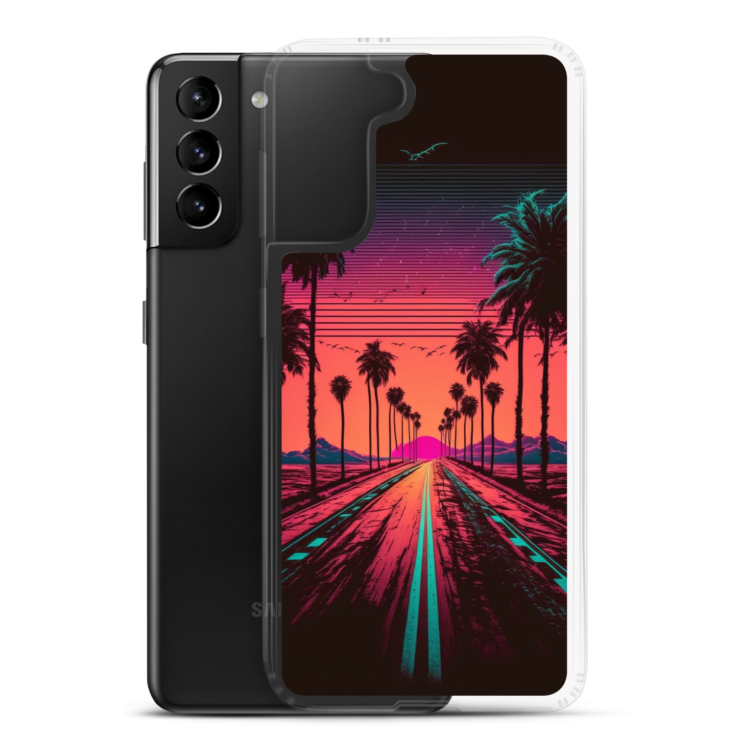Samsung Case - Synthwave Open Road