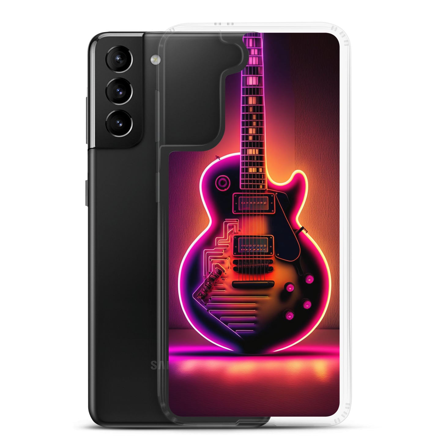 Samsung Case - Synthwave Electric Guitar