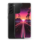 Samsung Case - Synthwave Mountain Sunset Highway