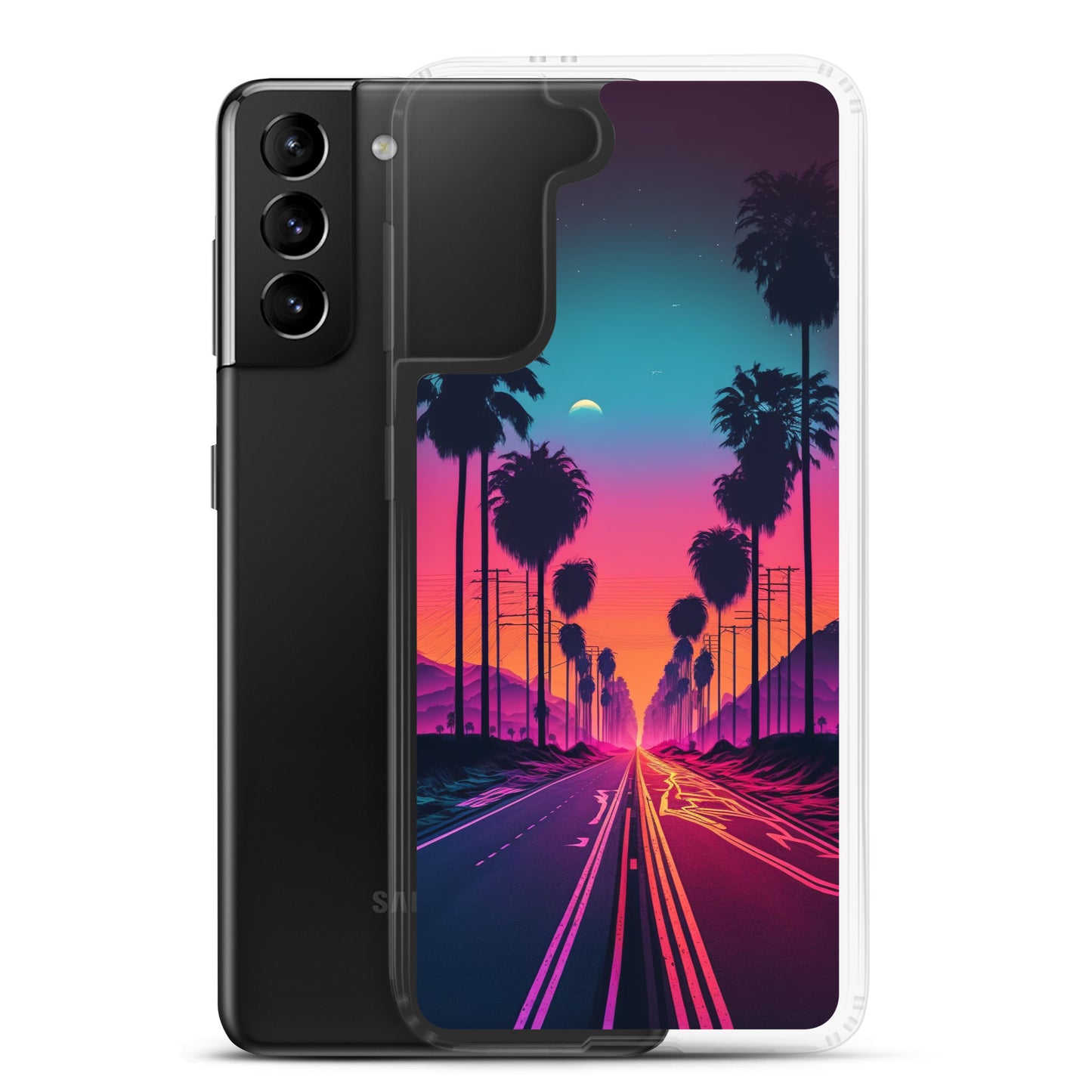 Samsung Case - Synthwave Highway West