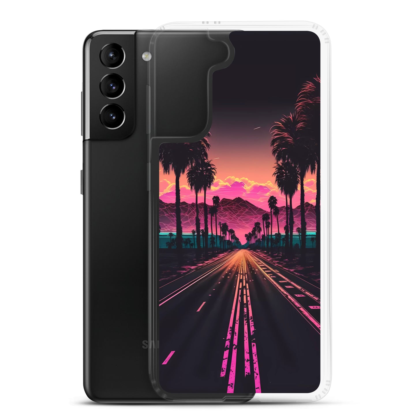 Samsung Case - Synthwave Highway