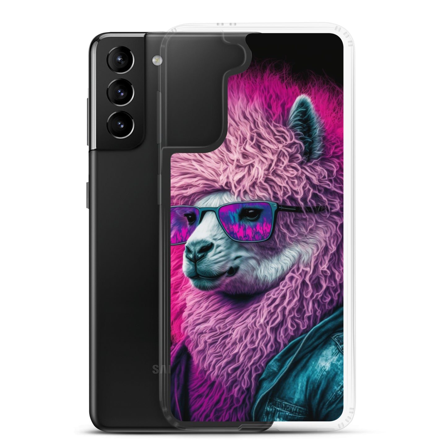 Samsung Case - Synthwave Smooth Llama