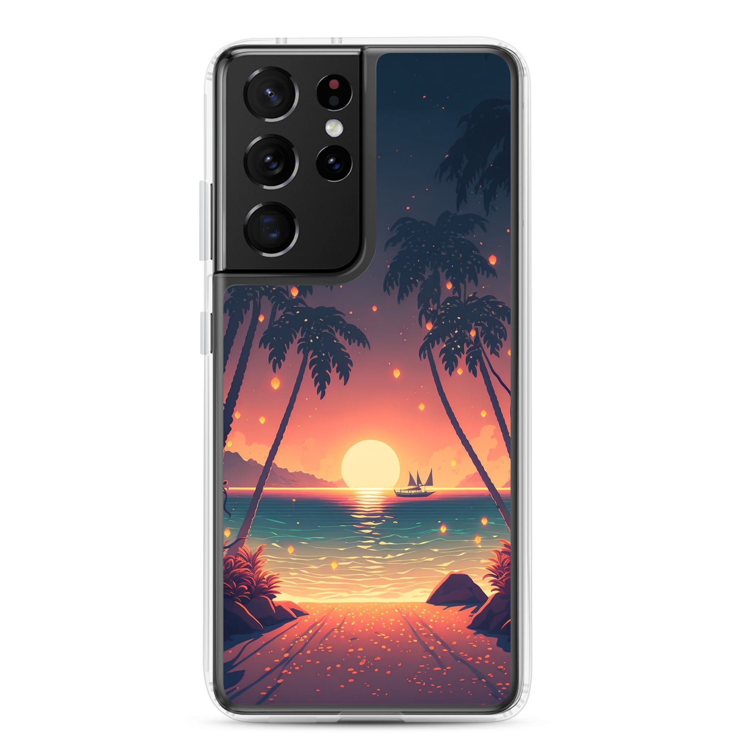 Samsung Case - Dancing Lights at Sunset
