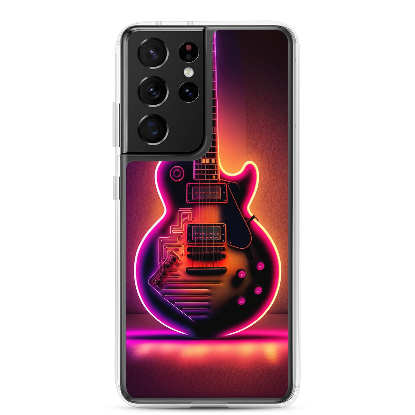 Samsung Case - Synthwave Electric Guitar