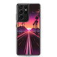 Samsung Case - Synthwave Mountain Sunset Highway