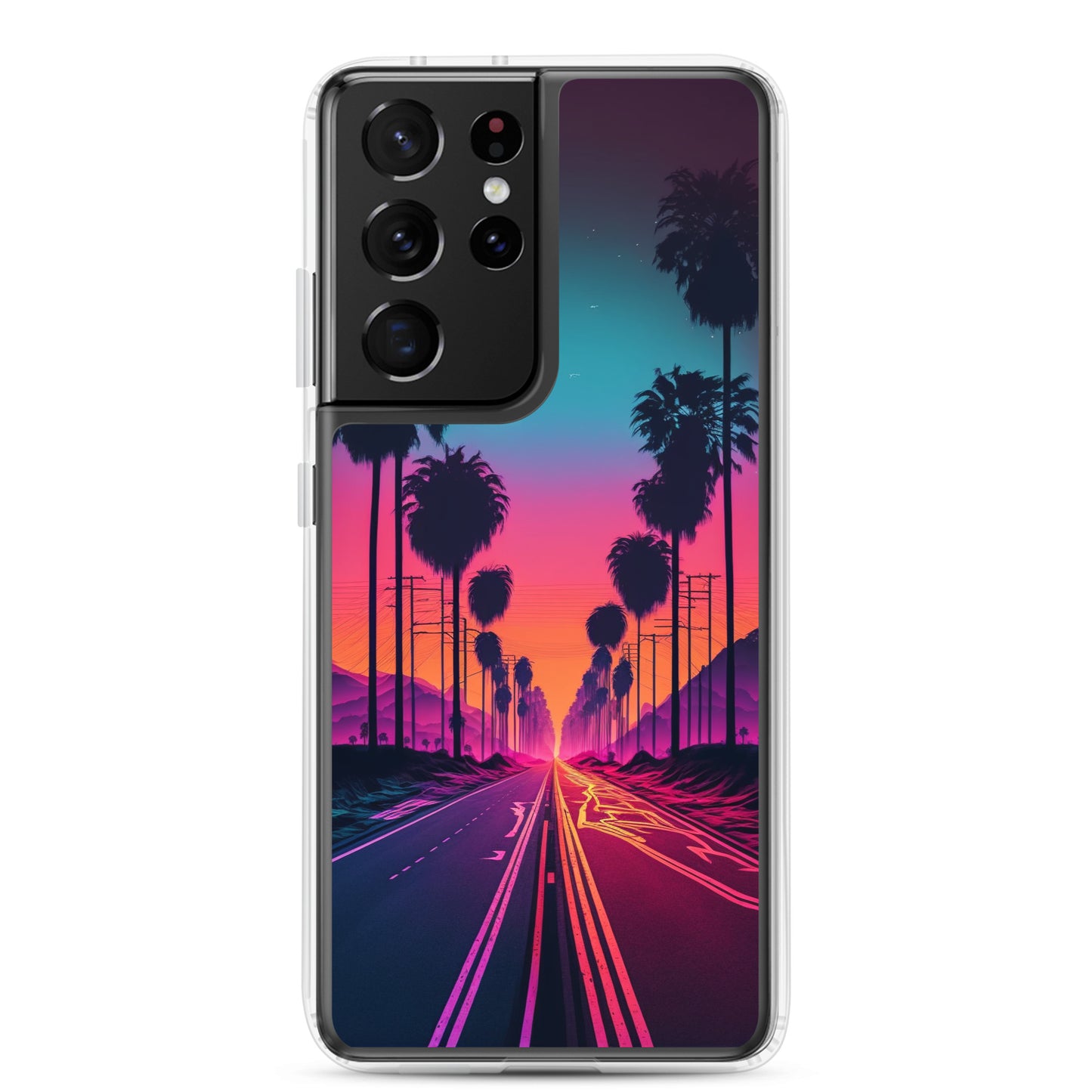 Samsung Case - Synthwave Highway West