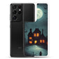 Samsung Case - Halloween Spooky House Under the Moon