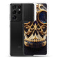 Samsung Case - Agate and Golden Skull