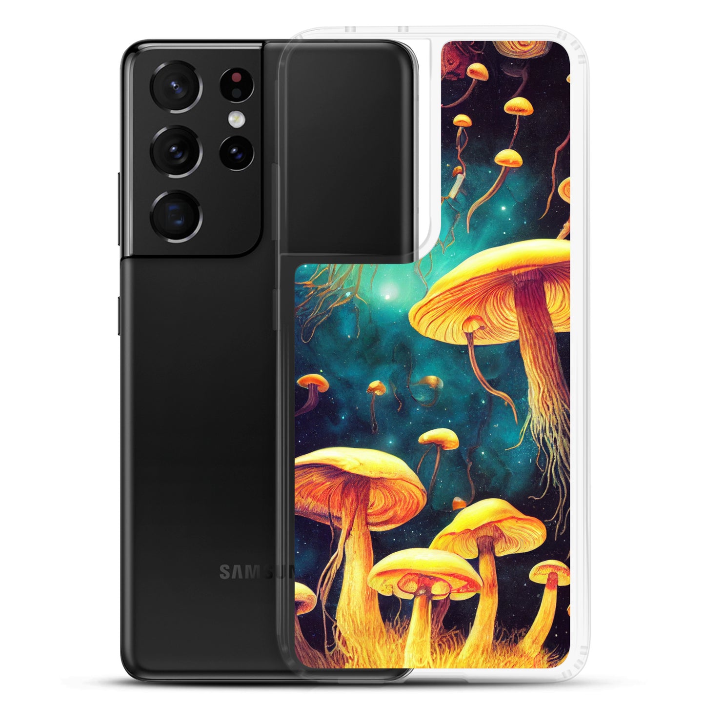 Samsung Phone Case - Mushrooms in Space